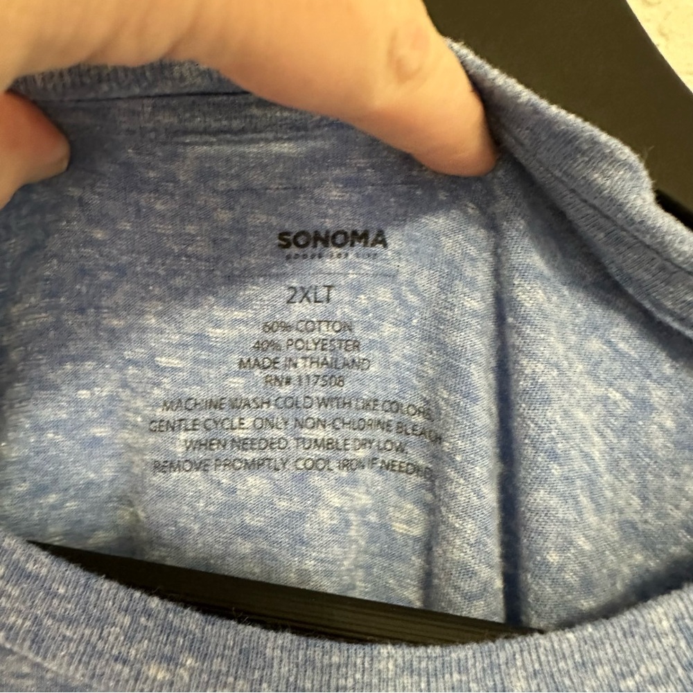 Sonoma Men’s Lake Ontario Graphic T-Shirt – Blue – Size 2XLT - Picture 3 of 4
